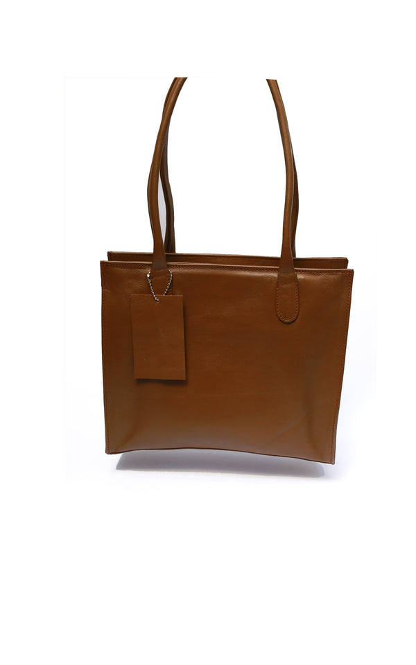 Ladies Leather Bag Brown Color