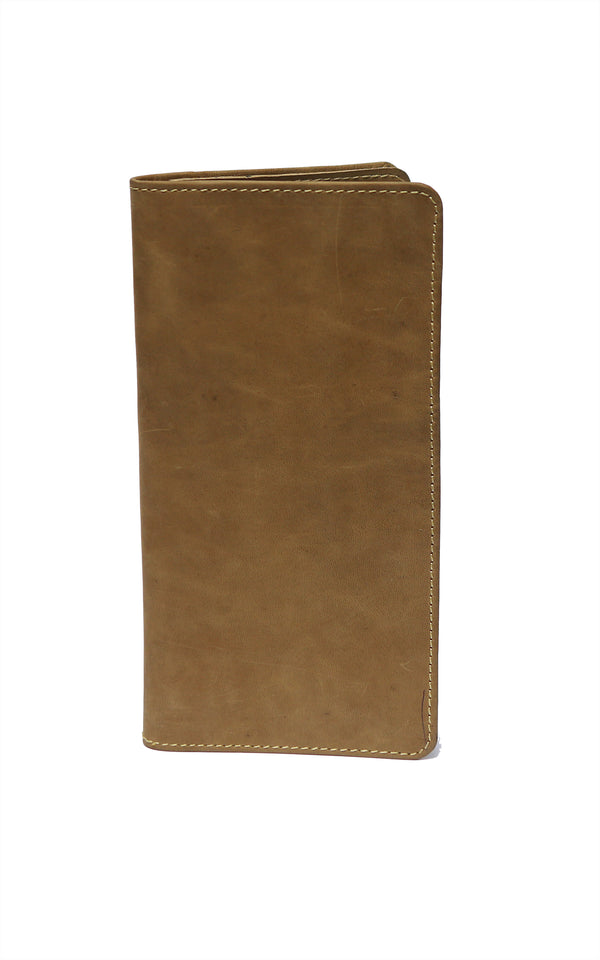 Long Handmade Wallets 10 Pocket Brown