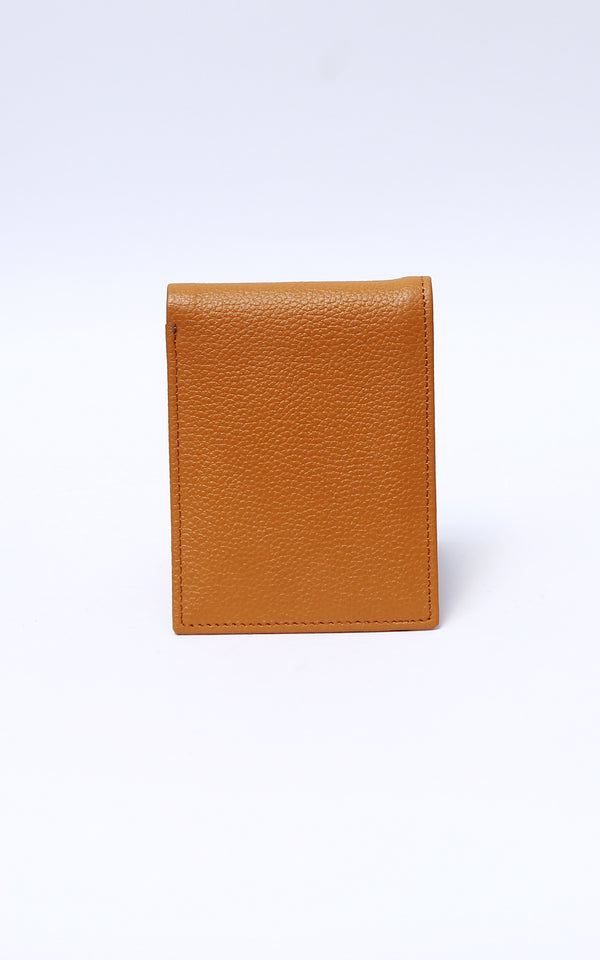 Square Wallets Mustard Color