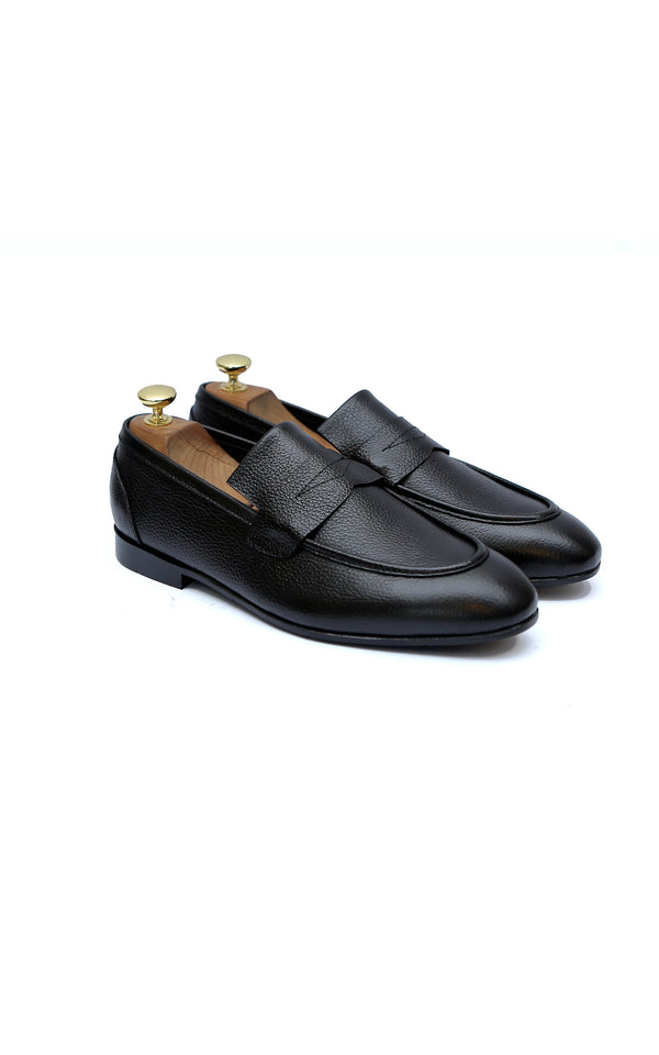 Simple Patti Mild Leather Shoes In Black